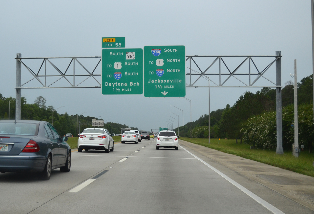 I-295 south at SR 9B - 2016