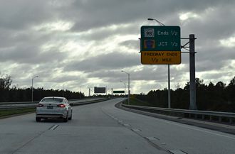SR 9B south at CR 2209 - St. Johns, FL