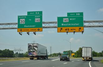 I-795 north at MD 140 - Reisterstown, MD