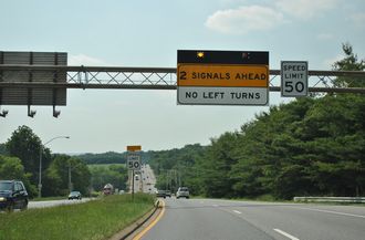 I-795 north at MD 140 - Reisterstown, MD
