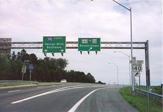 MD 140 east at I-795 - 2000