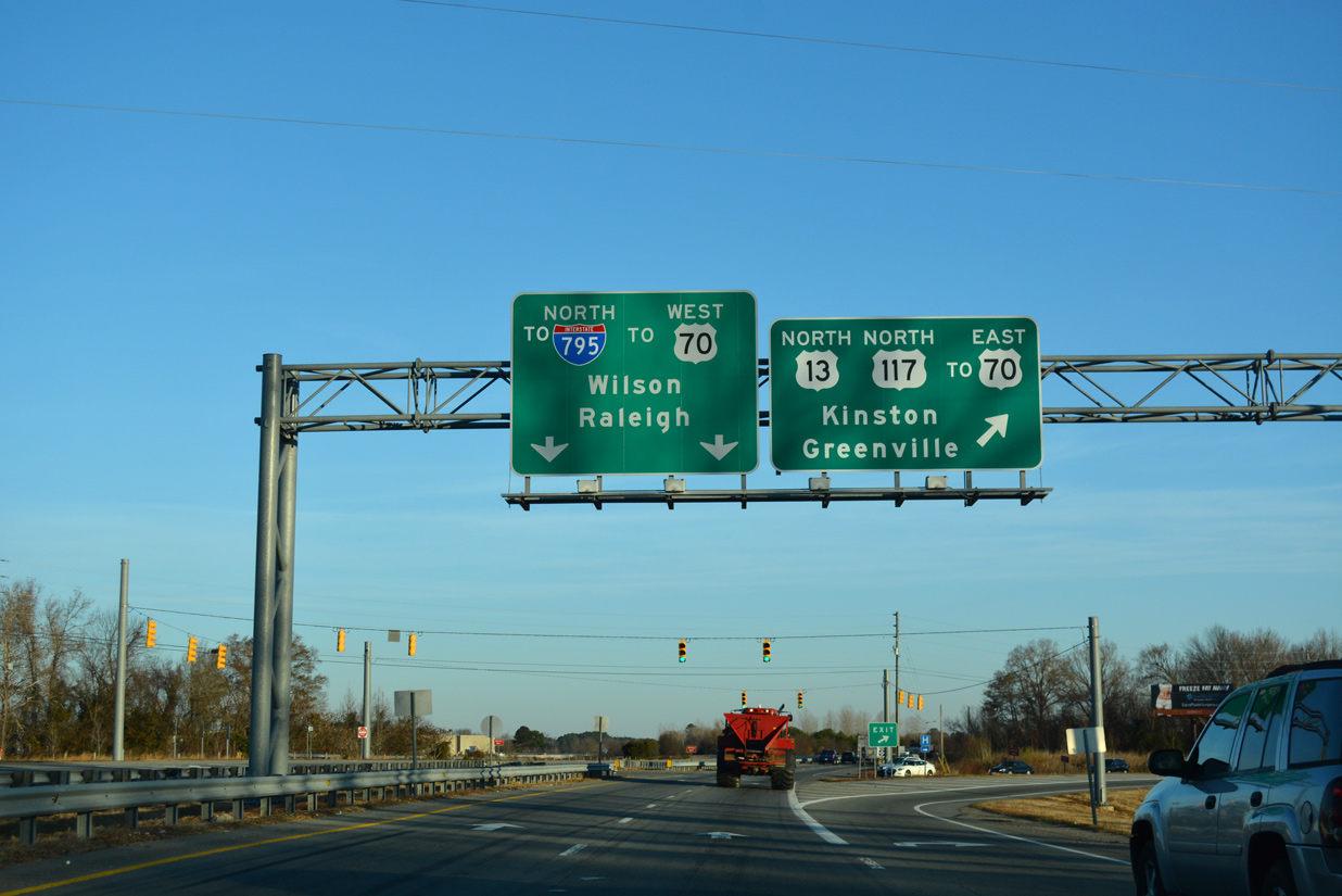 US 13/17 north at NC 581 - Goldsboro, NC