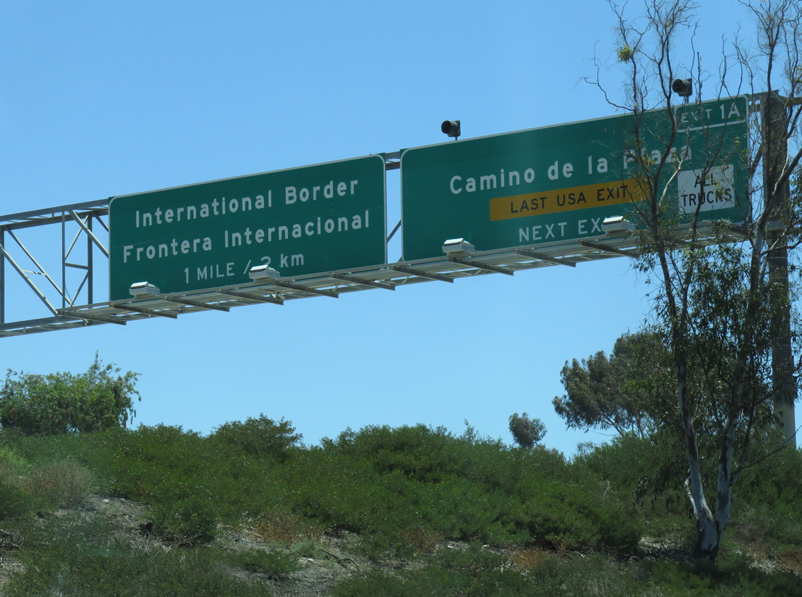 I-805 south at I-5 - San Ysidro, San Diego, CA