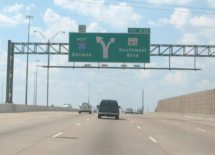 IH 20 west at SH 183 - Ft. Worth, TX