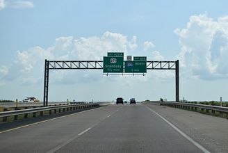 IH 20 east at IH 820 - Ft Worth, TX