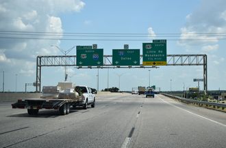IH 20 east at IH 820/US 287 - Forest Hill, TX