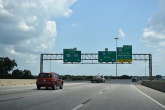 IH 20 east at IH 820/US 287 - Kennedale, TX