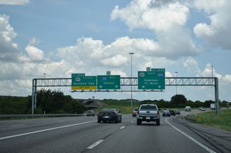 IH 20/US 287 west at IH 820 - Ft Worth, TX