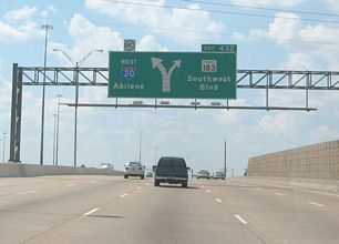 IH 20 west at SH 183 - Ft. Worth, TX
