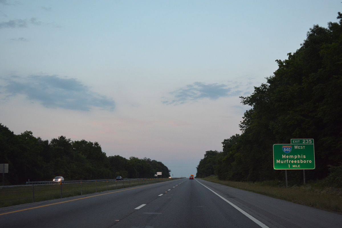 I-40 east at I-840 - Lebanon, TN