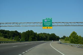 I-40 east at I-840 - Dickson, TN
