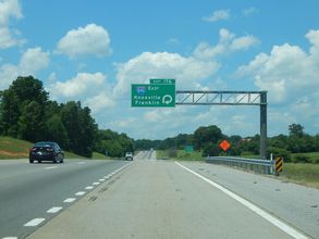 I-40 west at I-840 - Dickson, TN