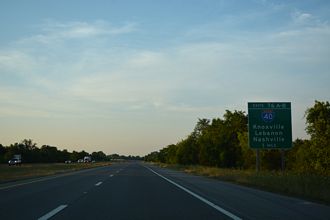 I-840 east at I-40 - Lebanon, TN