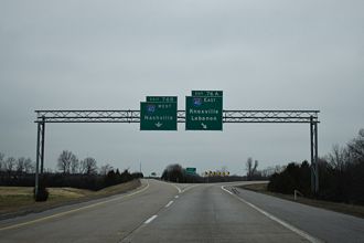 I-840 east at I-40 - Lebanon, TN