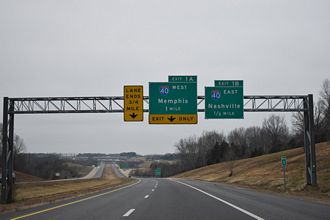 I-840 west at I-40 - Dickson, TN