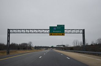 I-840 west at I-40 - Dickson, TN