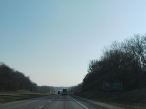 I-865 east at I-465 - Zionsville, IN