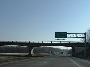I-865 east at I-465 - Zionsville, IN