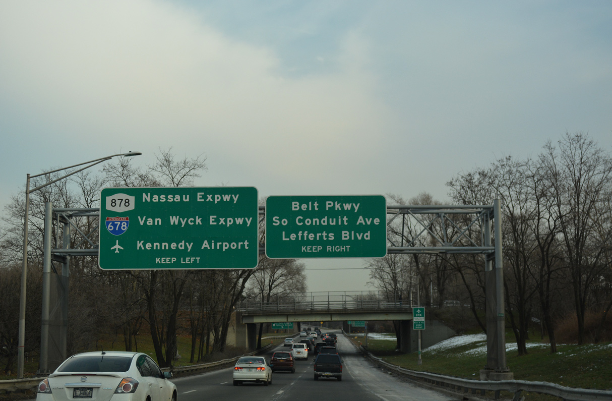 NY 27 east at NY 878 - Queens