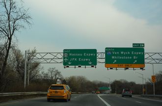 Interstate 878 East at I-678/Van Wyck Expressway in New York City