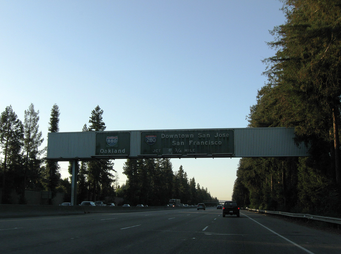 SR 17 north at I-280/880 - San Jose, CA