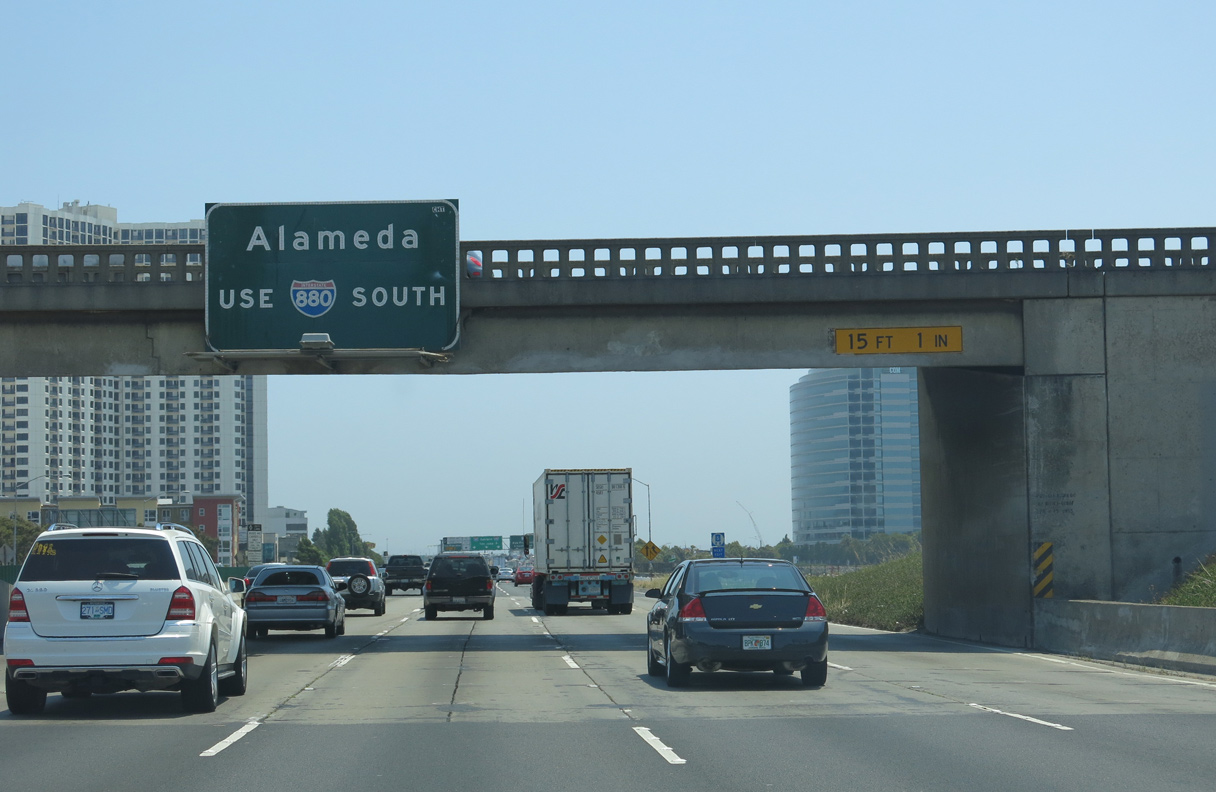 I-80 west/580 east at I-880