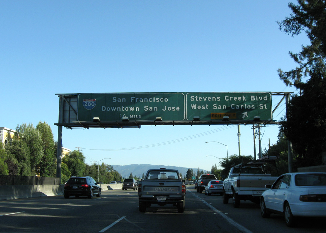 I-880 south at I-280/SR 17
