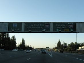 SR 17 north at I-280/880 - San Jose, CA