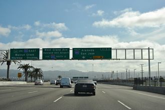 I-80 east at I-880 - Oakland, CA