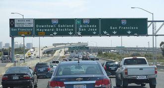 I-80 west/580 east at I-880