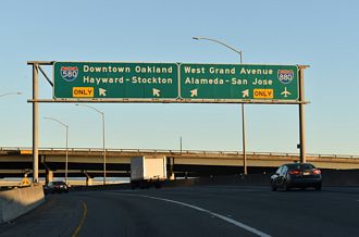 I-80 west/580 east at I-880