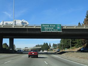 I-280 north at I-880/SR 17 - 2004