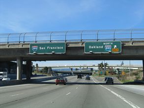 I-280 north at I-880/SR 17 - 2004