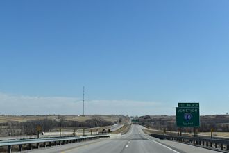 I-880 east at I-80 - Minden, IA