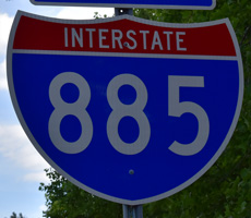 Interstate 885 North Carolina