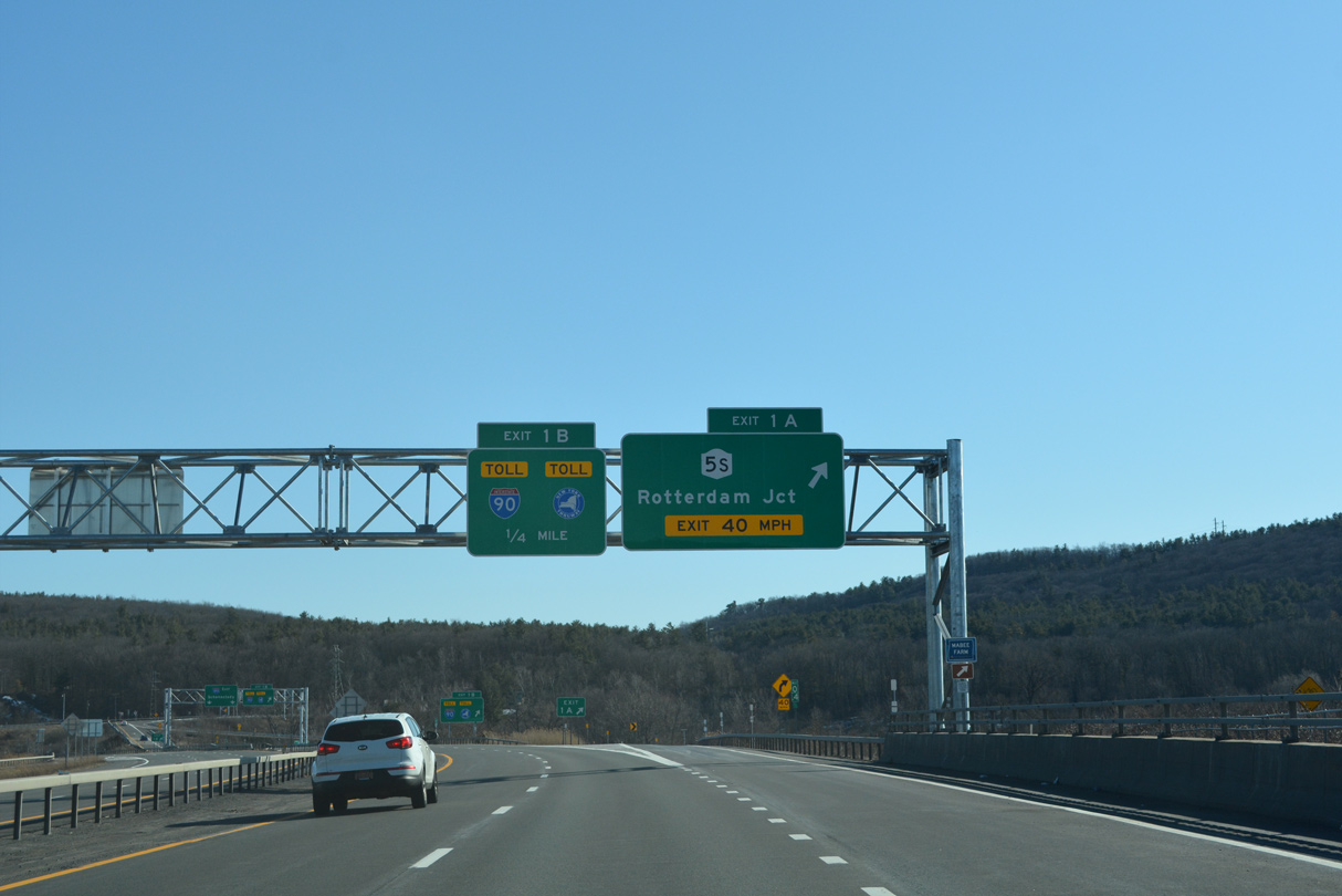 NY 890 crossing the Mohawk River to NY 5S.