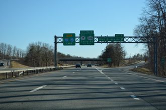 I-890 east at High Bridge Road in Rotterdam, NY.