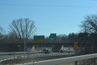 I-890 east at NY 146 in Guilderland.