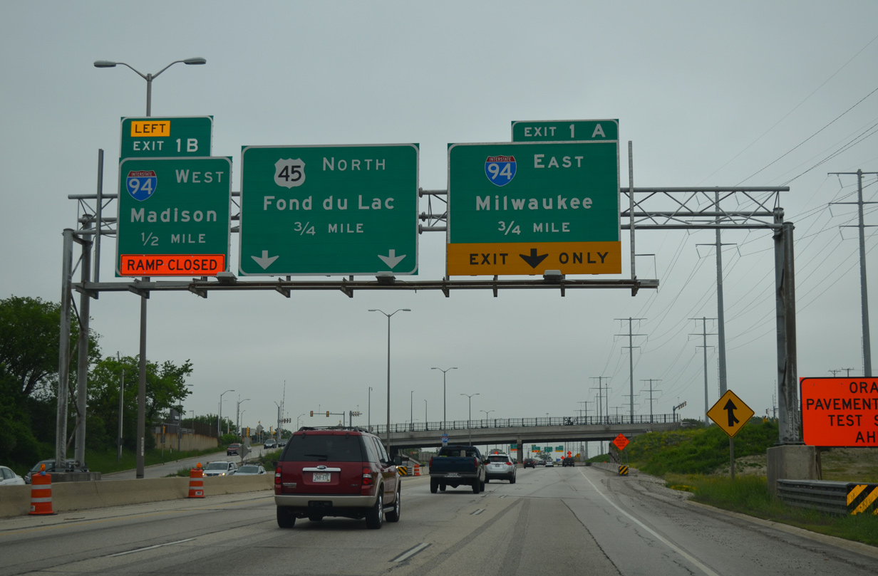 I-41-894/US 45 north at I-94 - 2015