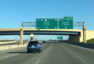 I-41/US 45 south at I-94/894 - Wauwatosa, WI
