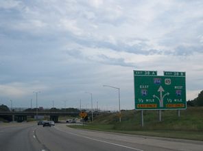 US 45 south at I-94/894 - 2006