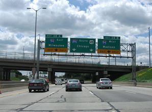US 45 south at I-94/894 - 2010