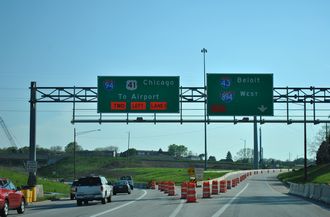 I-43-94/US 41 south at I-894 - 2011