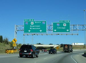 I-43/894 east at I-94/US 41 - 2005