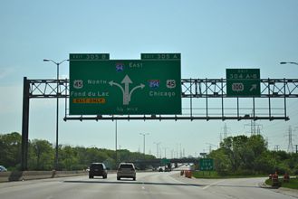 I-94 east at I-894/US 45 - 2011