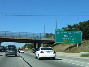 I-94/US 41 north at I-43/894 - 2005