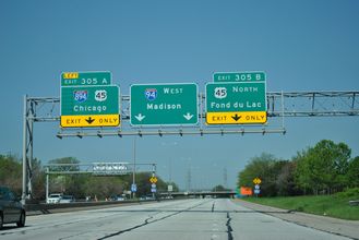 I-94 west at I-894/US 45 - 2011