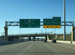 I-894-41/US 45 west at I-94 - West Allis, WI