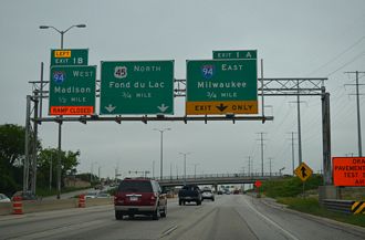 I-41-894/US 45 north at I-94 - 2015