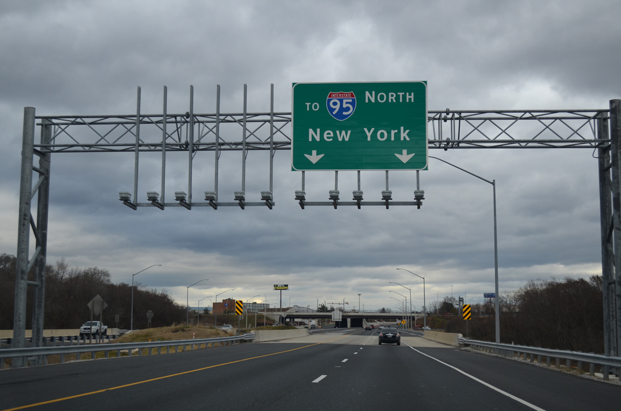 I-895 north at I-95 - Baltimore, MD